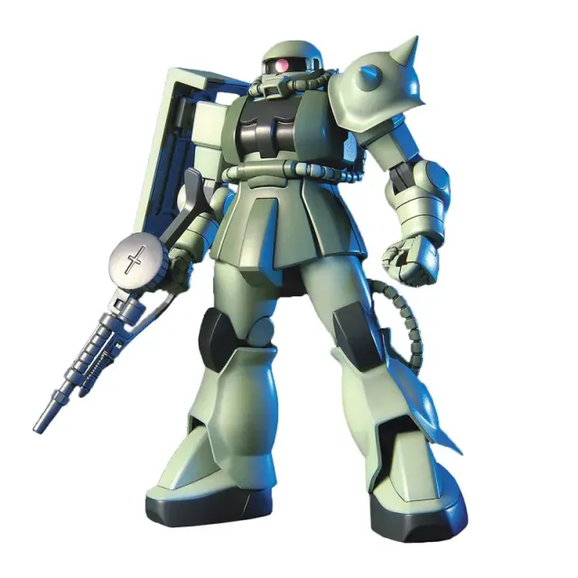 bandai-gundam-040-hguc-1-144-zaku-ii-modellbausatz-mass-production image 1