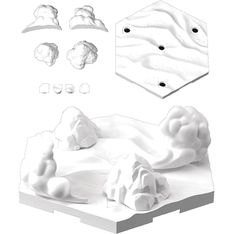 bandai-customize-scene-base-snowfield-ver-display image 1