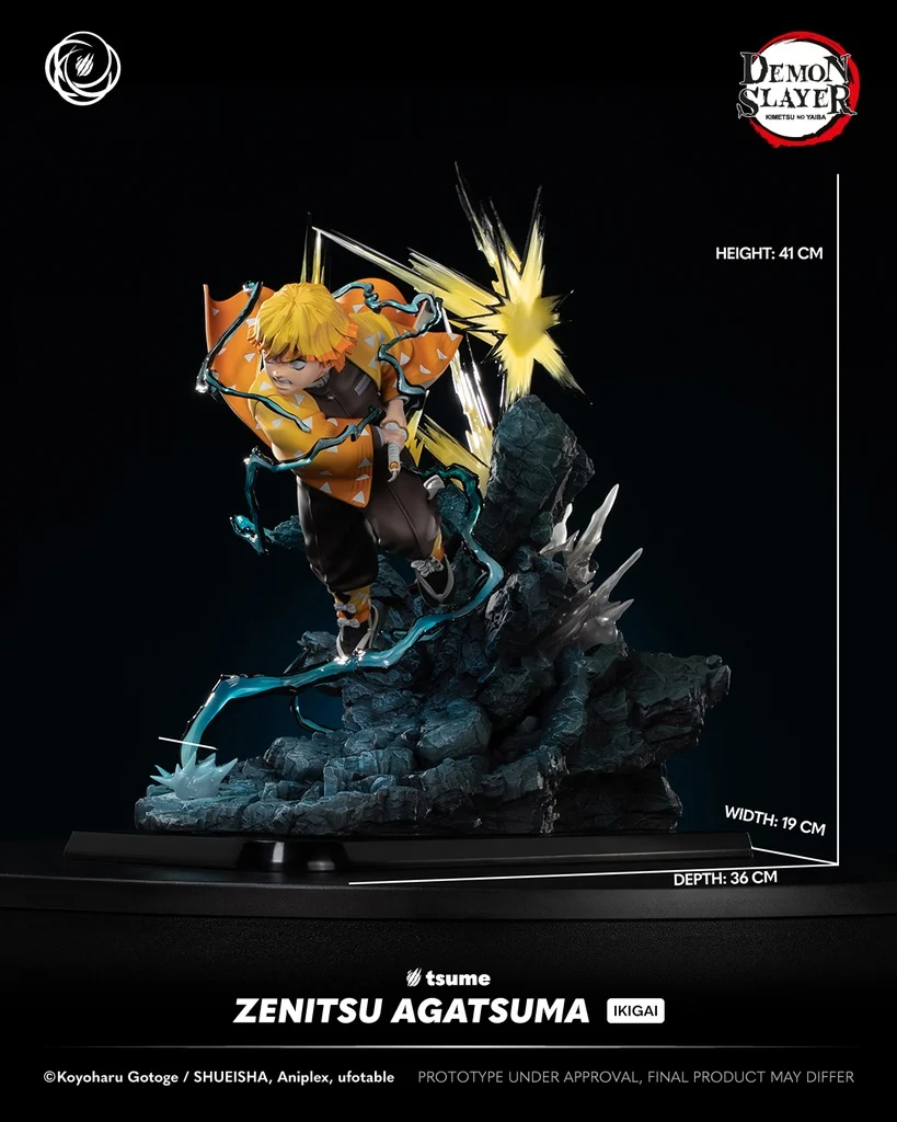 tsume-ikigai-zenitsu-agatsuma-resin-statue-1-6-41-cm-demon-slayer image 6
