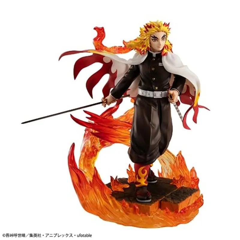megahouse-demon-slayer-kyojuro-rengoku-g-e-m-anime-figur image 2