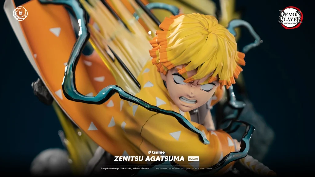 tsume-ikigai-zenitsu-agatsuma-resin-statue-1-6-41-cm-demon-slayer image 3