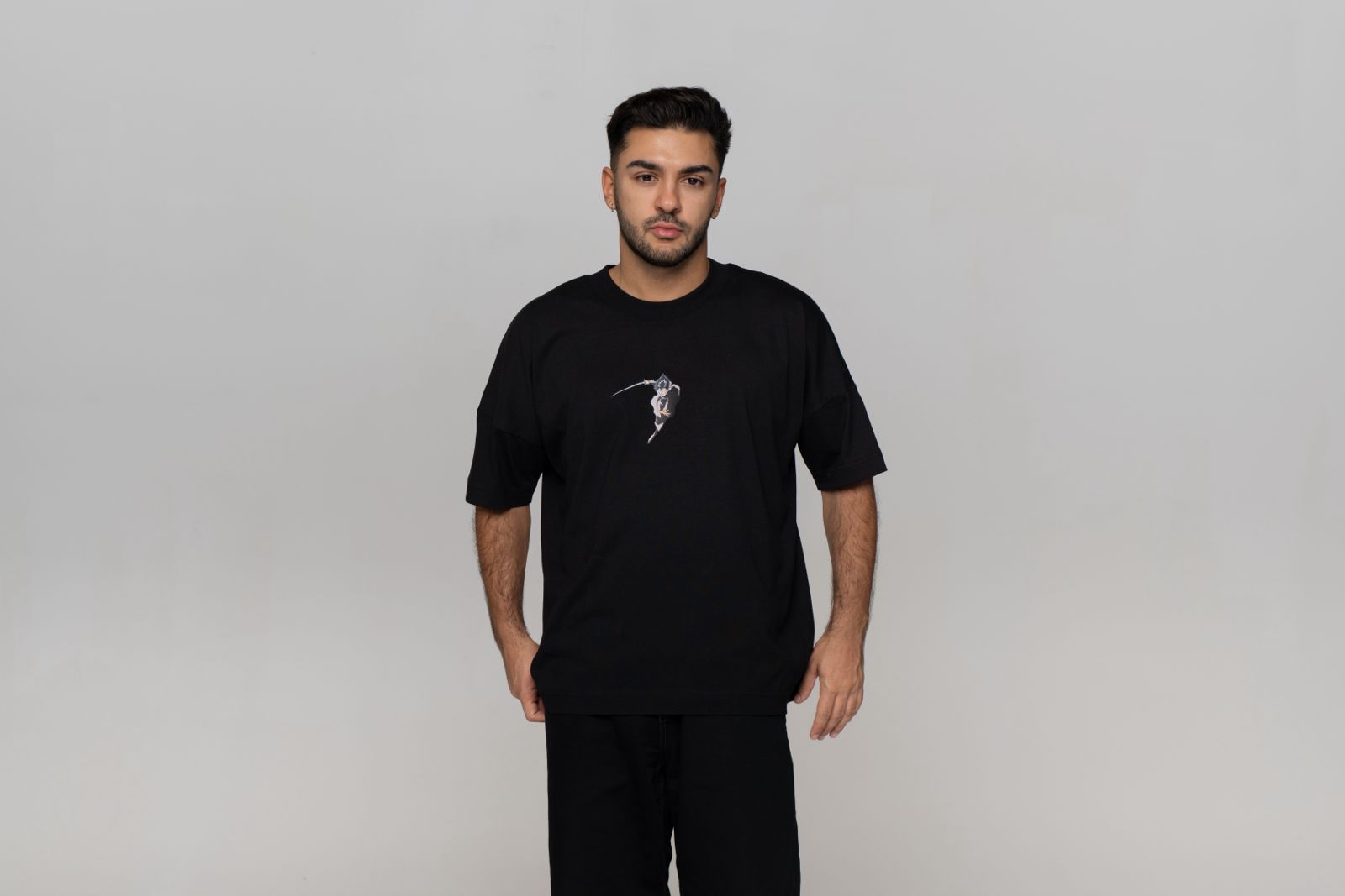 hardball-films-yu-yu-hakusho-t-shirt-oversize-motiv-1-schwarz image 2