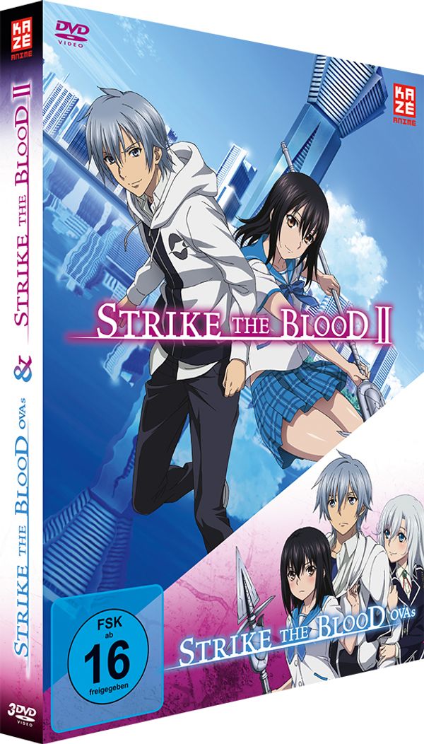 kaz-anime-strike-the-blood-ii-ovas-gesamtausgabe-dvd-3-discs-vampir-action image 1