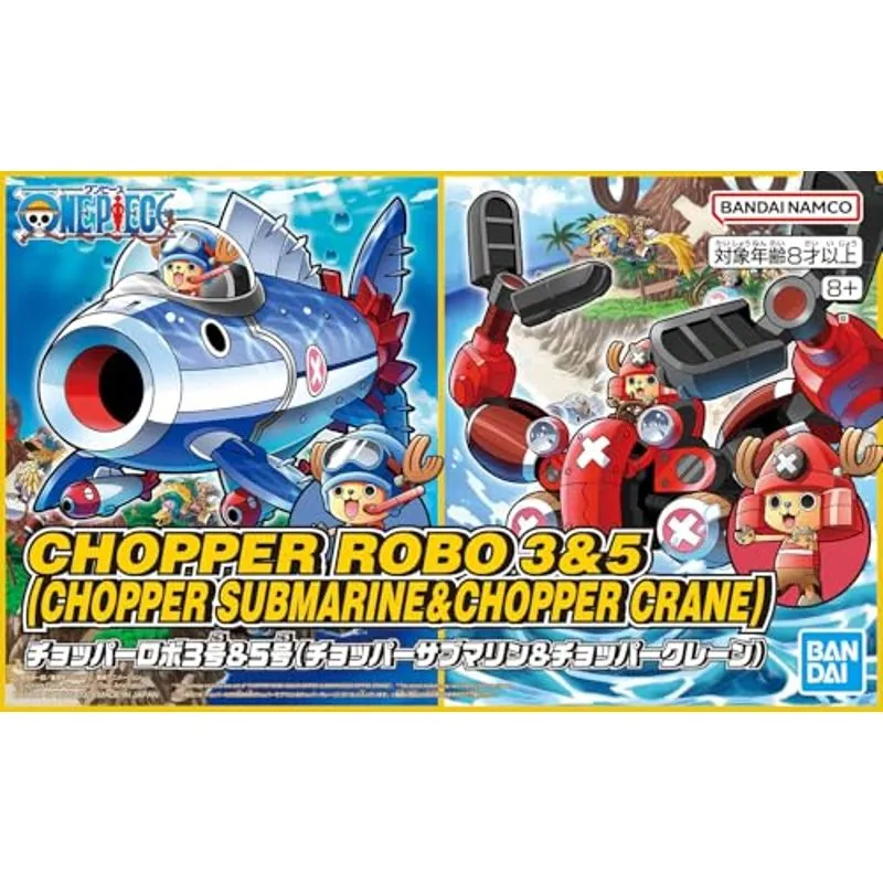 bandai-one-piece-chopper-robo-3-5-u-boot-kran-model-kit image 3