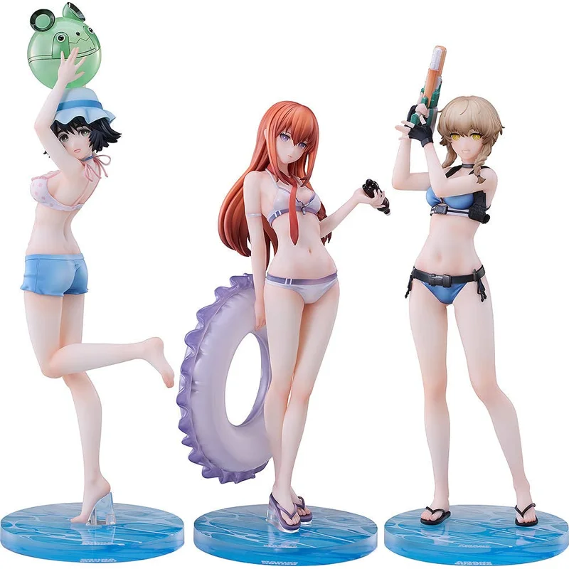 steins-gate-kurisu-mayuri-suzuha-swimsuit-ver-figur-set image 1