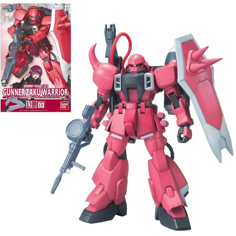 bandai-gundam-gunner-zaku-warrior-1-100-03-modellbausatz image 3