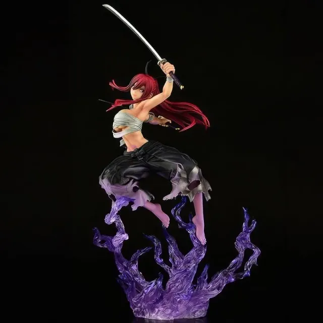 fairy-tail-erza-scarlet-samurai-ver-1-6-resin-statue-figur image 1