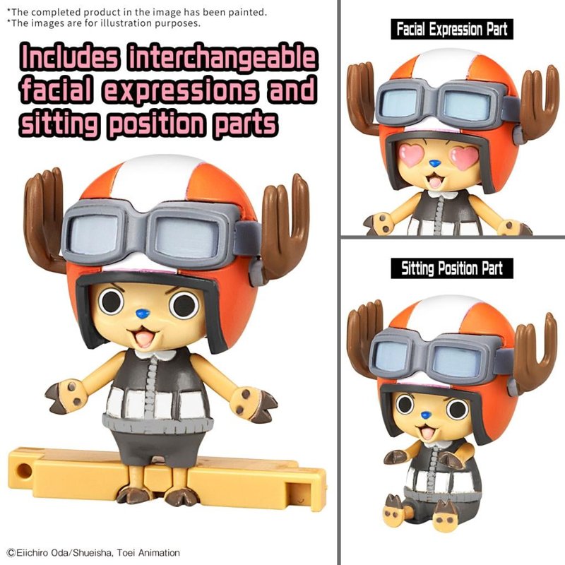 bandai-one-piece-chopper-robo-super-4-5-model-kit-set image 4