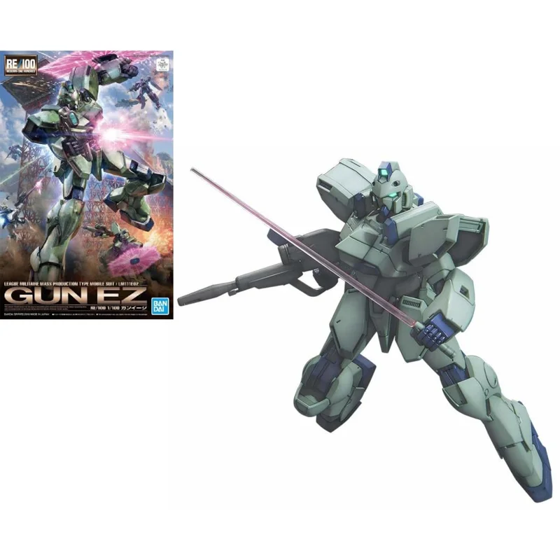 bandai-gundam-re-100-gun-ez-1-100-modellbausatz image 5
