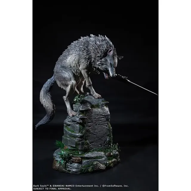 dark-souls-sif-great-grey-wolf-resin-statue-55-cm-nummeriert image 1