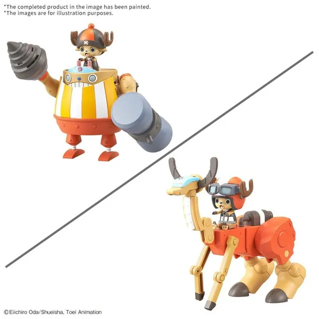 bandai-one-piece-chopper-robo-super-4-5-model-kit-set image 1