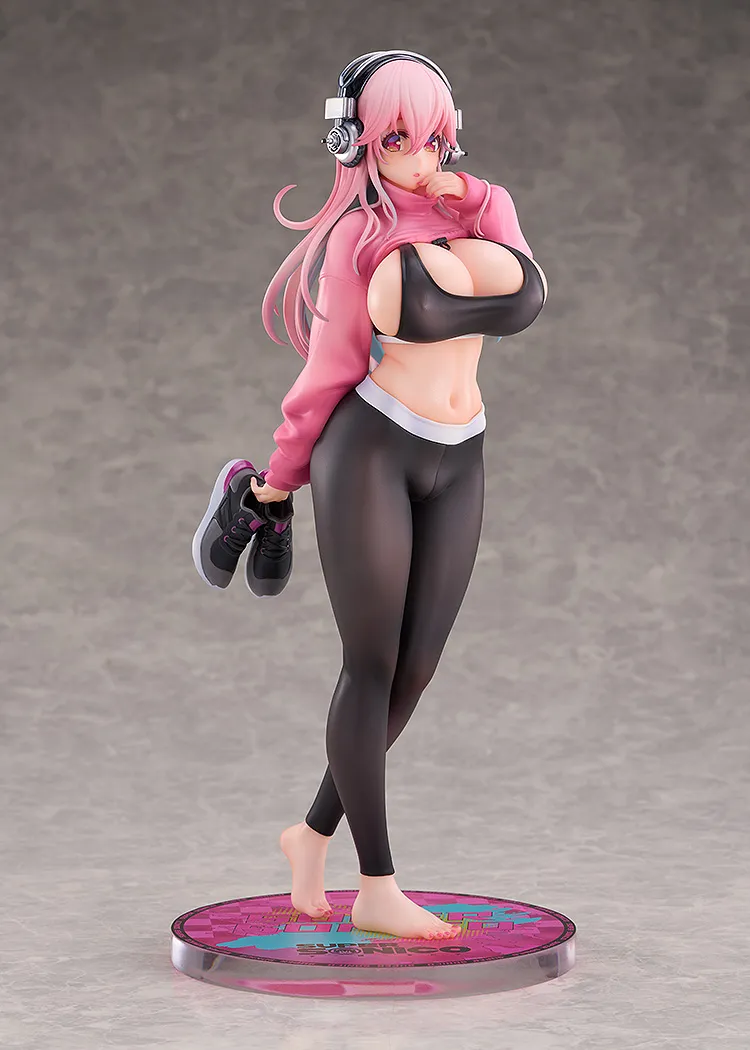 solarain-super-sonico-exercise-1-6-scale-statue-rosa-training image 7