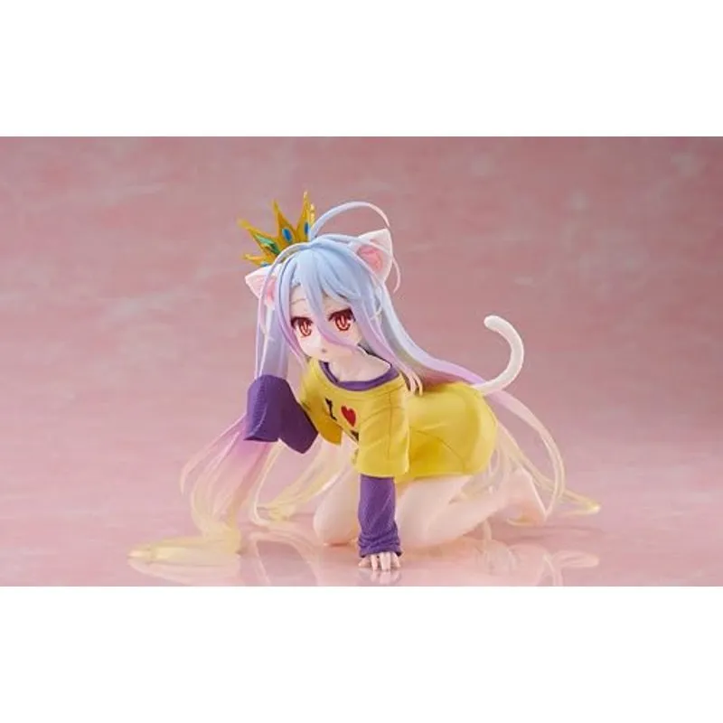 taito-no-game-no-life-shiro-desktop-cute-figur-cat-ear-t-shirt image 2