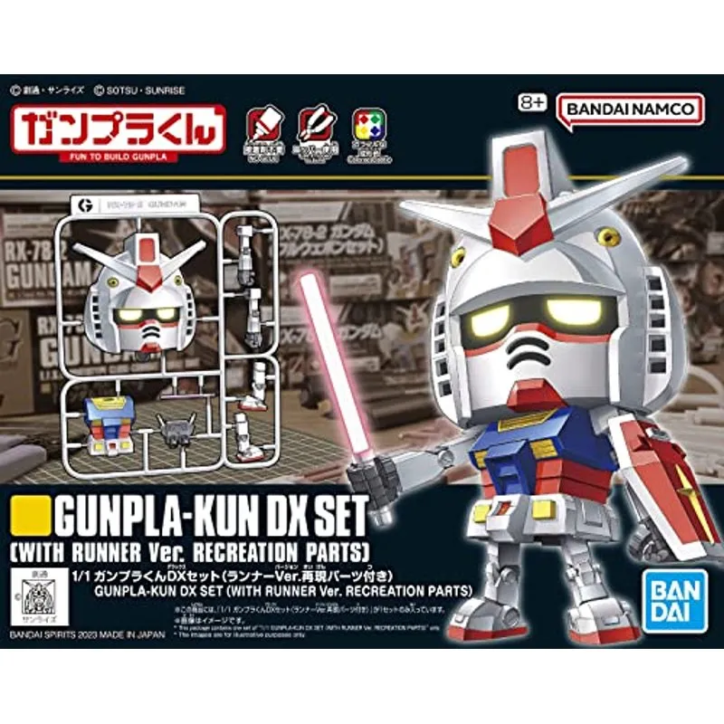 bandai-gunpla-kun-dx-set-modellbausatz-mit-haro-einsteiger image 2