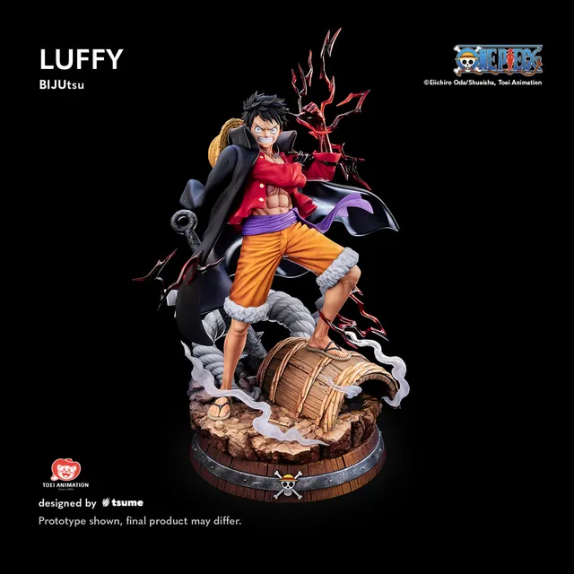 tsume-one-piece-luffy-bijutsu-resin-statue-59-cm image 1