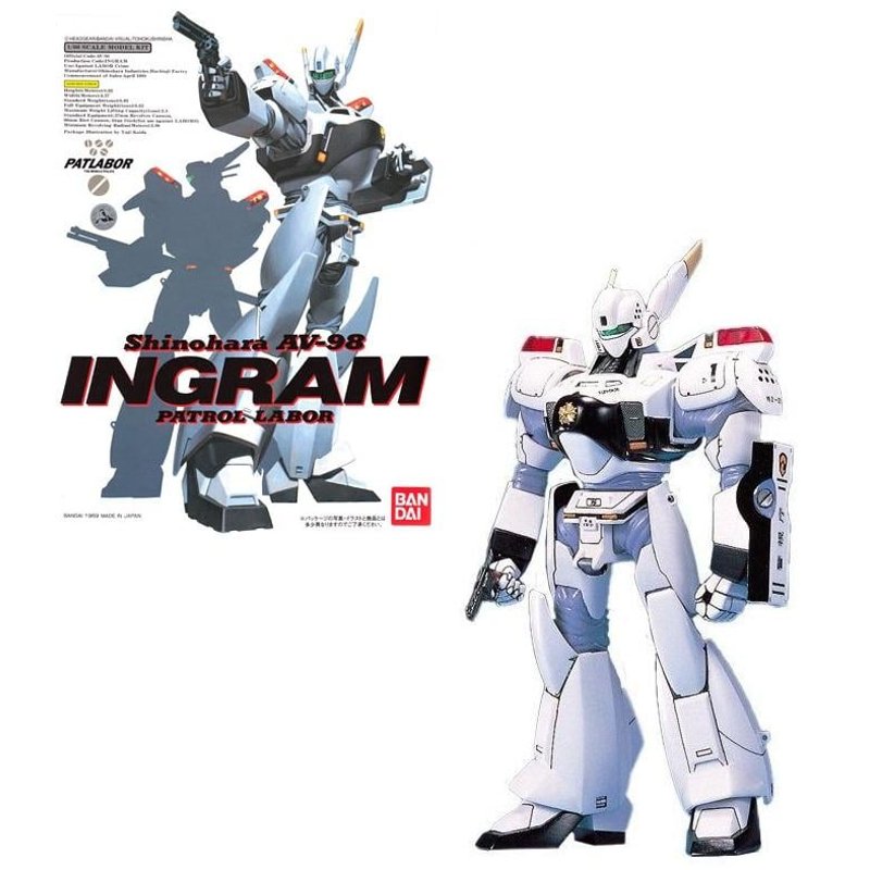 bandai-patlabor-1-60-ingram-modellbausatz-anime-figur image 1