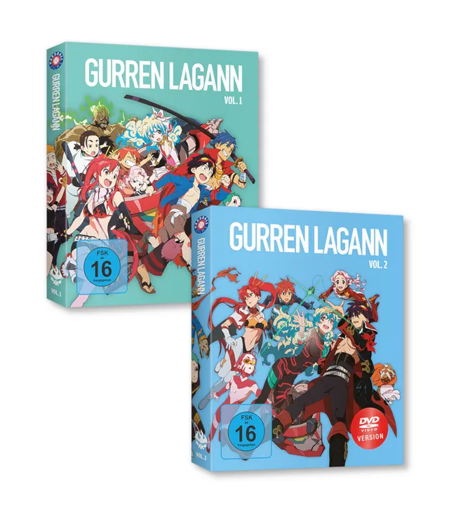 hardball-films-gurren-lagann-dvd-bundle-vol-1-2-mecha-27-folgen image 1