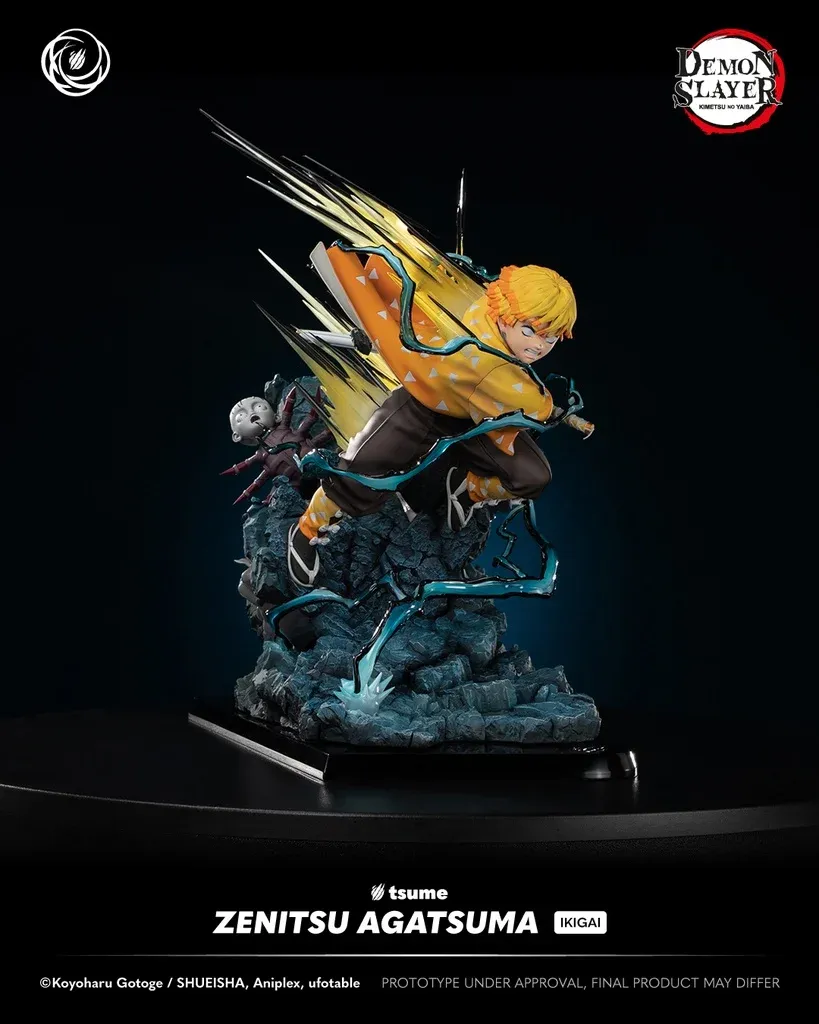 tsume-ikigai-zenitsu-agatsuma-resin-statue-1-6-41-cm-demon-slayer image 1