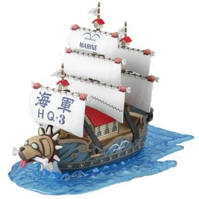 bandai-one-piece-hg-08-garps-schiff-grand-ship-modell image 1