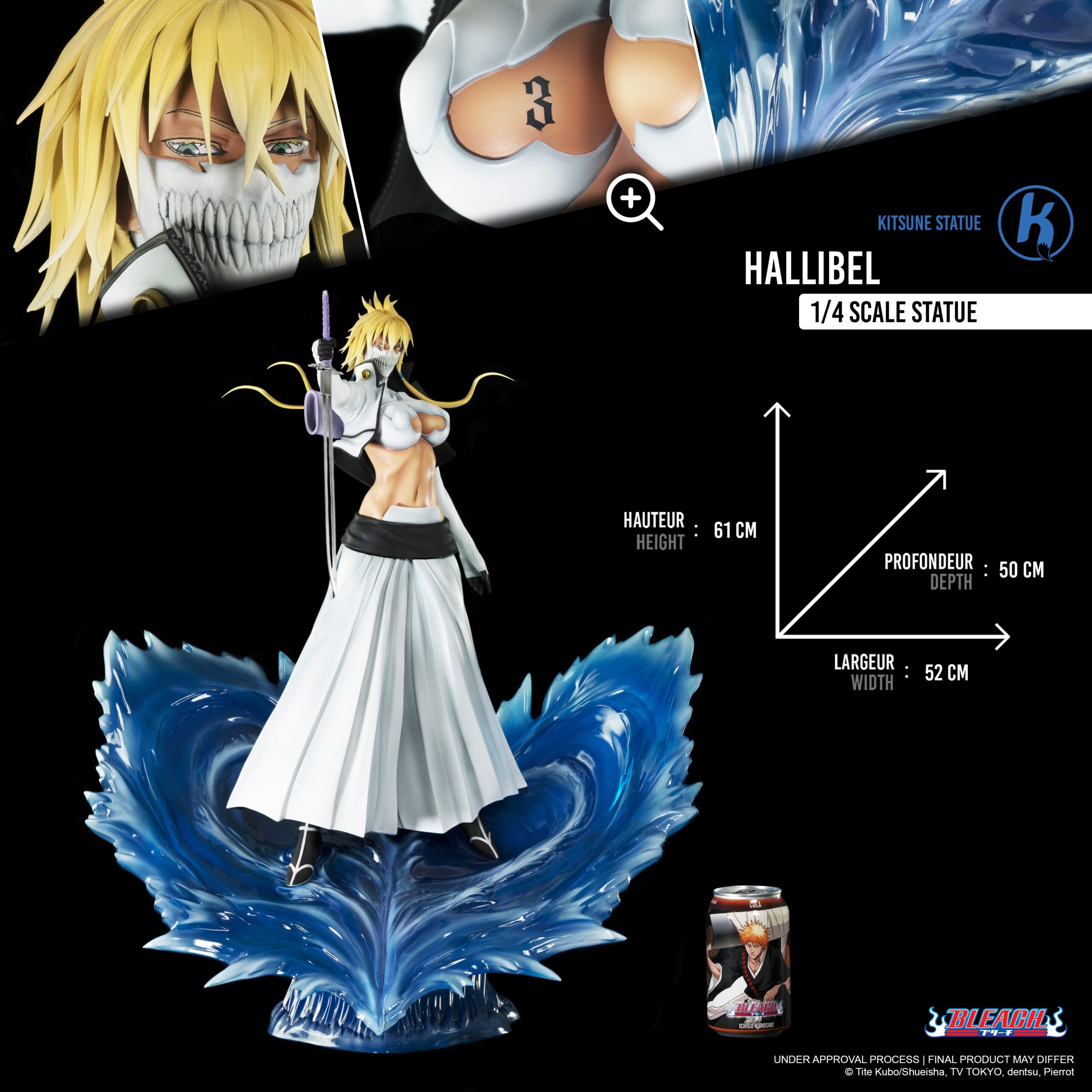anistue-scale-area-bleach-tia-hallibel-kitsune-resin-statue-1-4 image 2