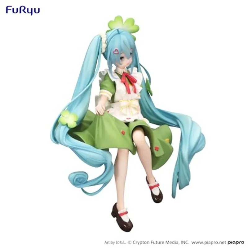furyu-hatsune-miku-flower-fairy-clover-noodle-stopper-figur image 3