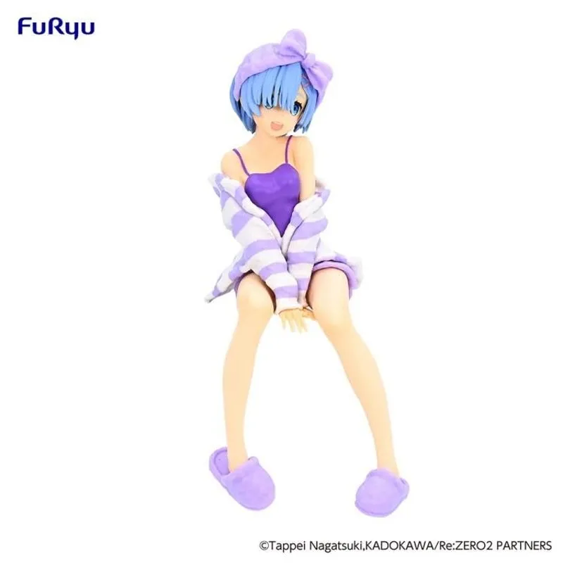 taito-re-zero-rem-room-wear-purple-anime-figur image 4