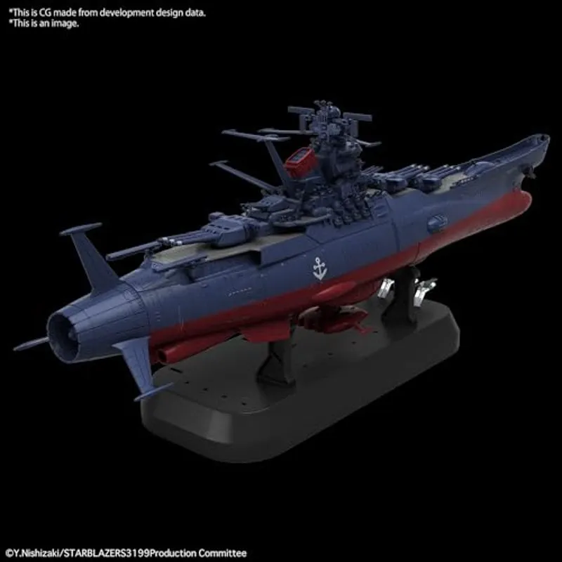 bandai-star-blazers-1-1000-yamato-3199-modellbausatz-schiff image 4