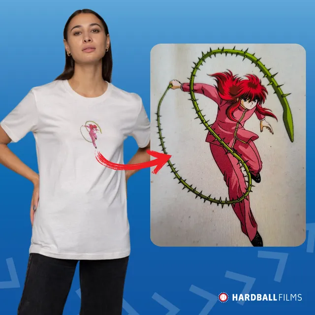 hardball-films-yu-yu-hakusho-t-shirt-motiv-2-wei-organic-cotton image 1