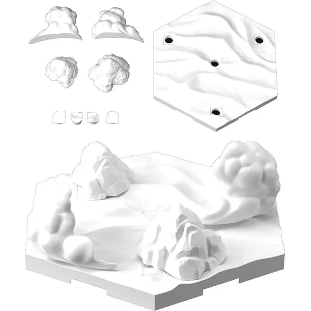 bandai-customize-scene-base-snowfield-ver-display image 1