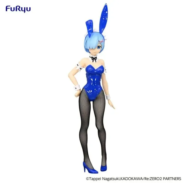 furyu-re-zero-rem-blue-bicute-bunnies-figur-bunny image 1