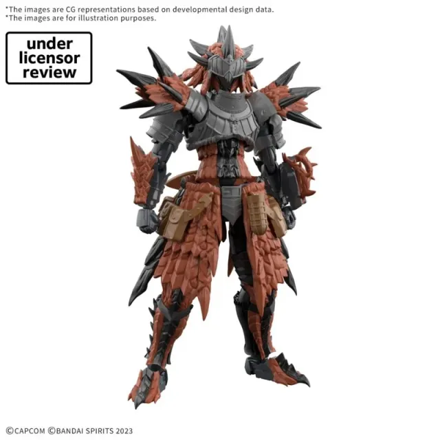 bandai-30mf-monster-hunter-wilds-rathalos-model-kit image 1