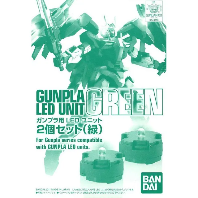bandai-gundam-led-unit-set-gr-n-2-st-ck-modellbau-zubeh-r image 1