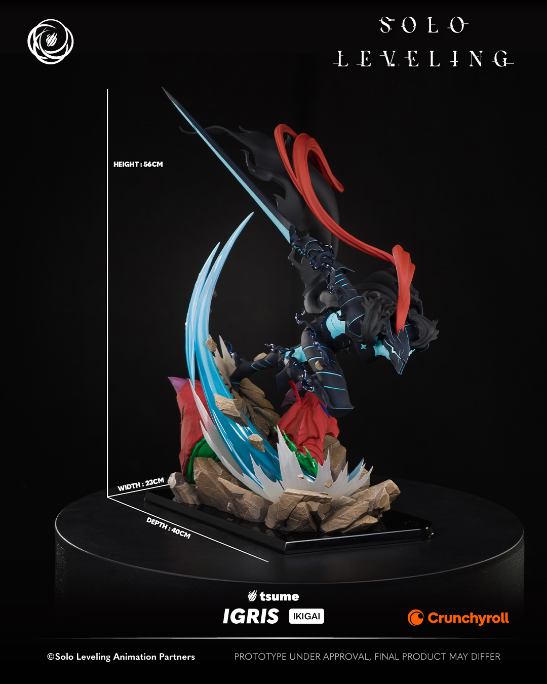 tsume-ikigai-solo-leveling-igris-resin-statue-56-cm image 4