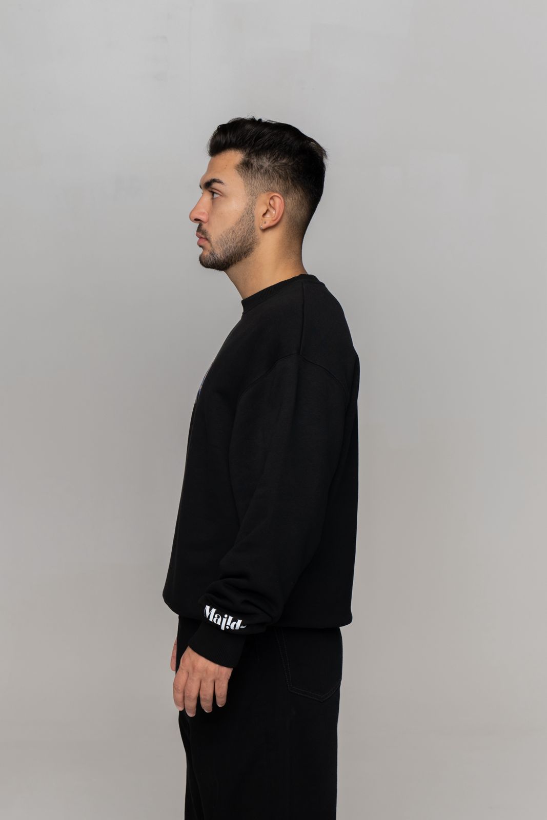 yu-yu-hakusho-motiv-1-pullover-schwarz-organic-cotton-xl image 4