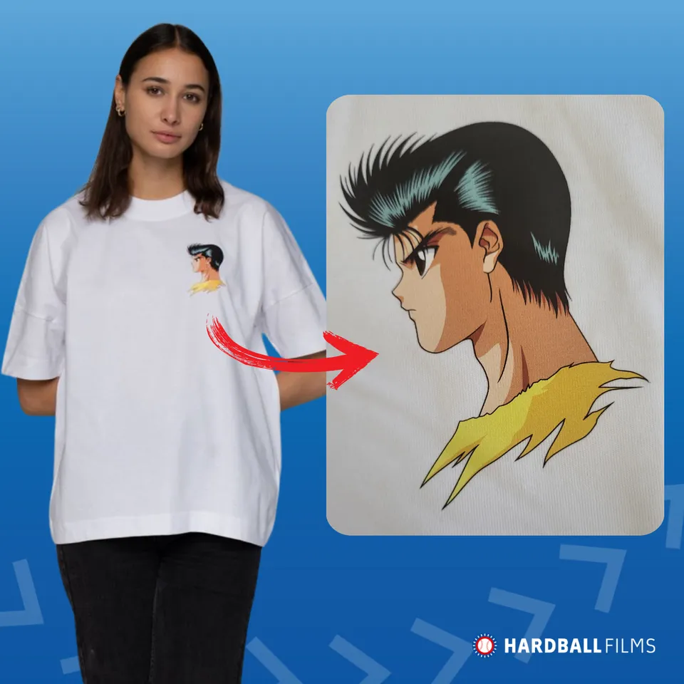 yu-yu-hakusho-t-shirt-oversize-motiv-2-wei-organic-cotton image 1