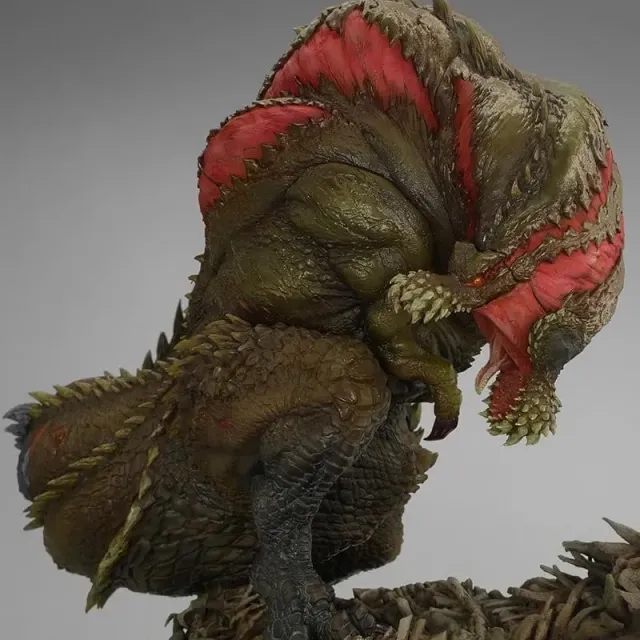 capcom-monster-hunter-deviljho-creators-model-statue image 1