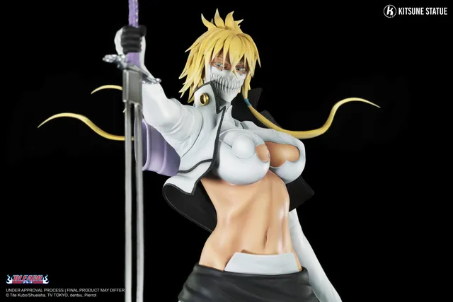 anistue-scale-area-bleach-tia-hallibel-kitsune-resin-statue-1-4 image 1