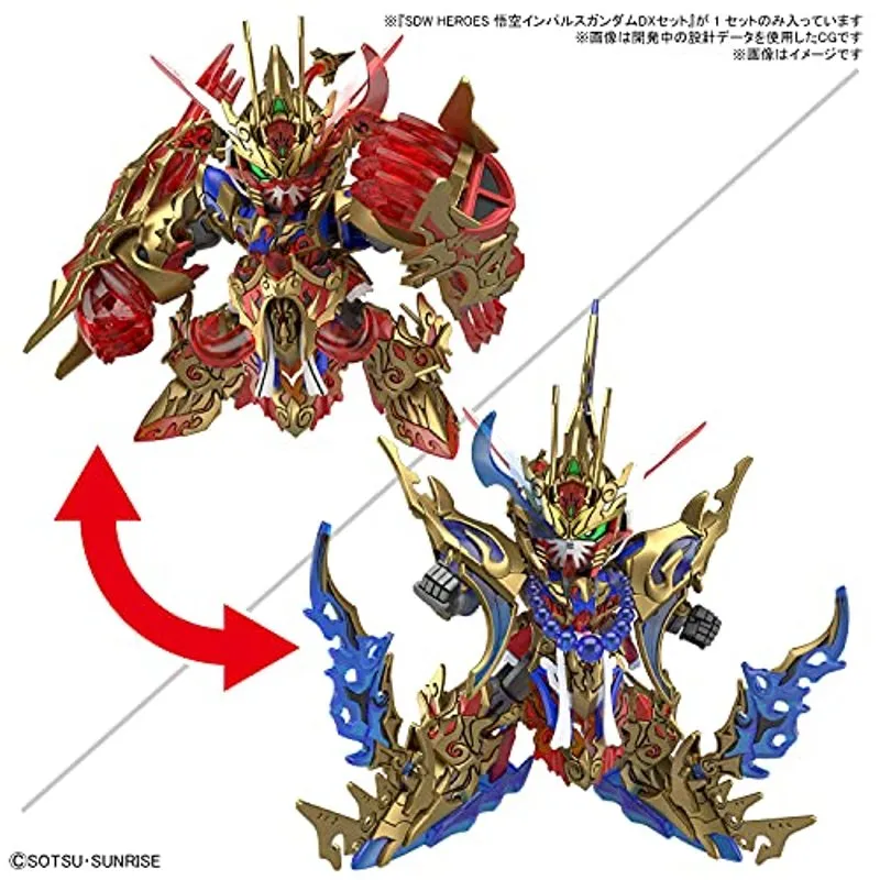 bandai-gundam-sdw-heroes-black-triharo-clear-set image 2