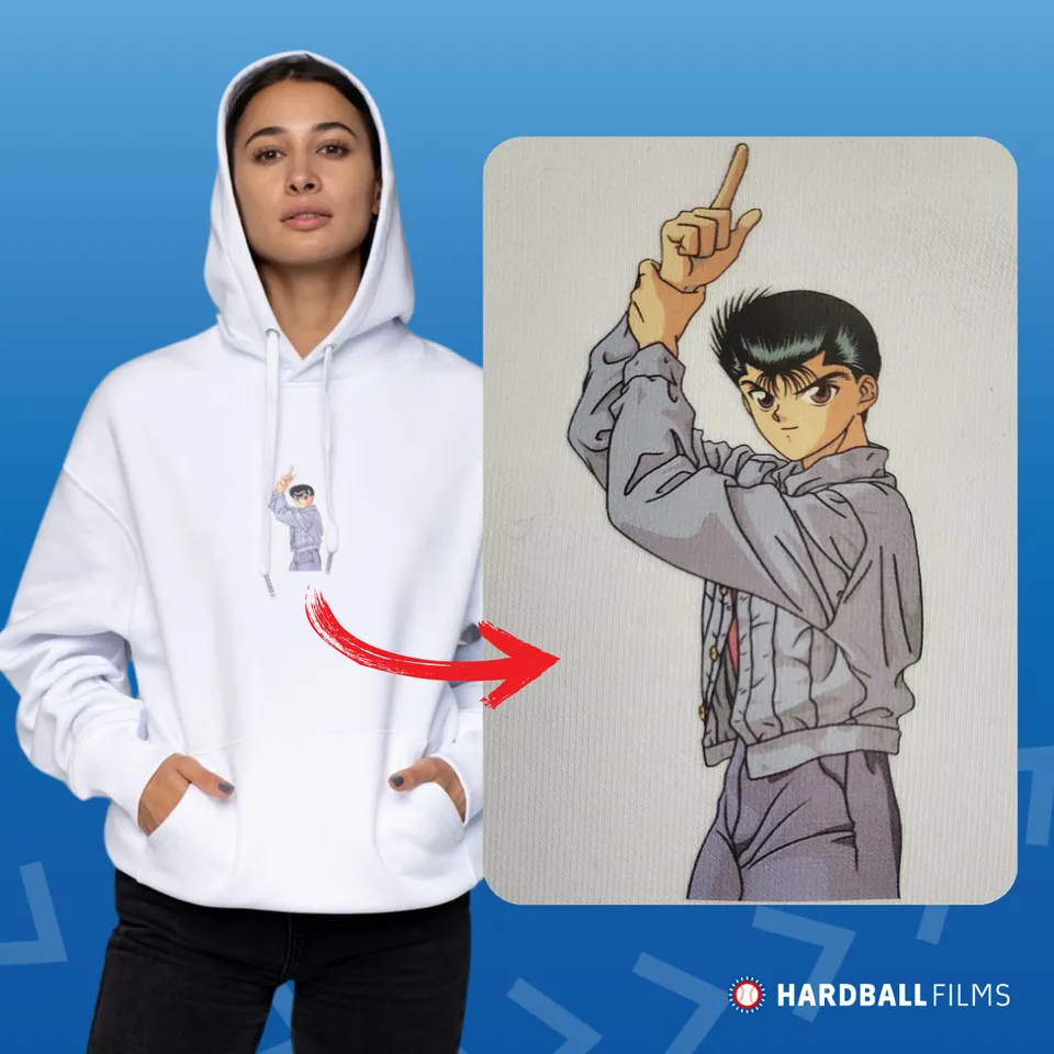 yu-yu-hakusho-motiv-3-hoodie-wei-organic-cotton image 1
