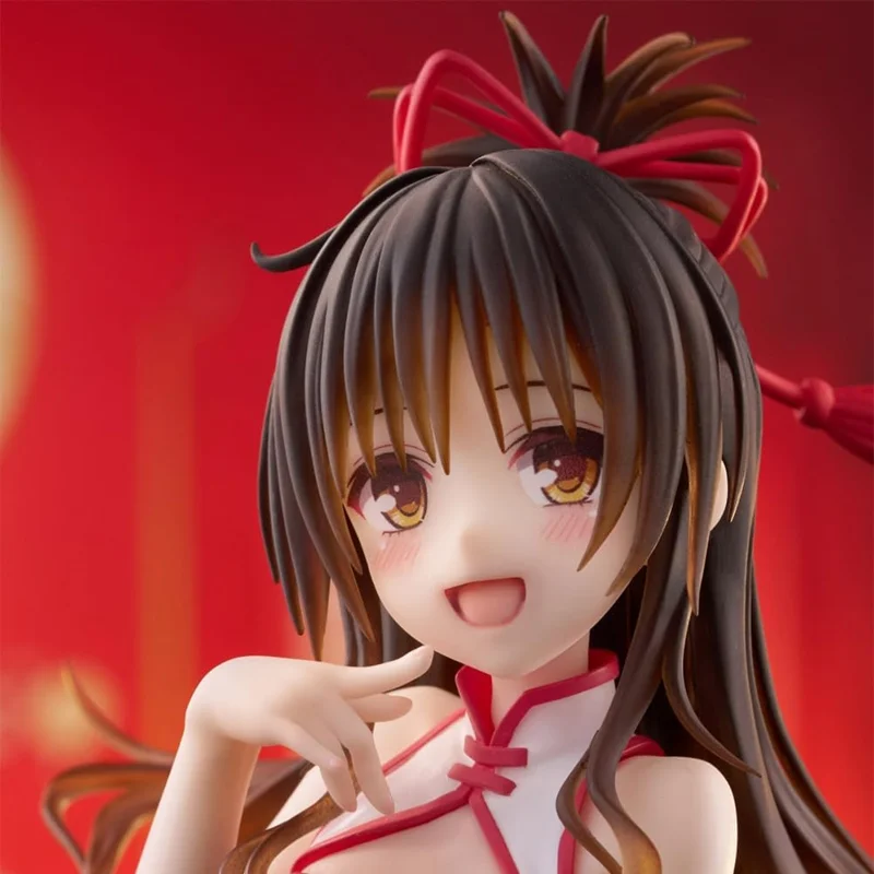 taito-desktop-cute-to-love-ru-figur-mikan-rote-schleife image 5