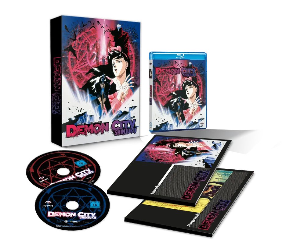demon-city-shinjuku-a4-collector-s-blu-ray-dvd-booklet image 1