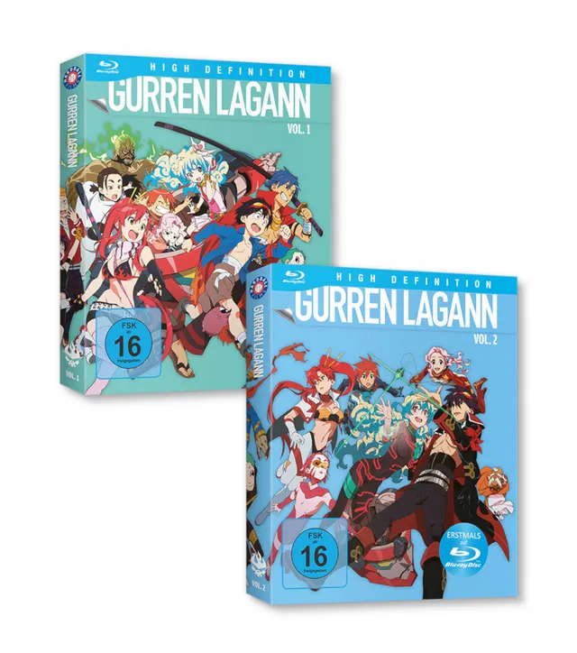 hardball-films-gurren-lagann-blu-ray-bundle-vol-1-2-mecha image 1