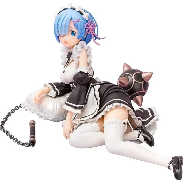 re-zero-rem-scale-figur-1-7-maid-mit-sockel image 1