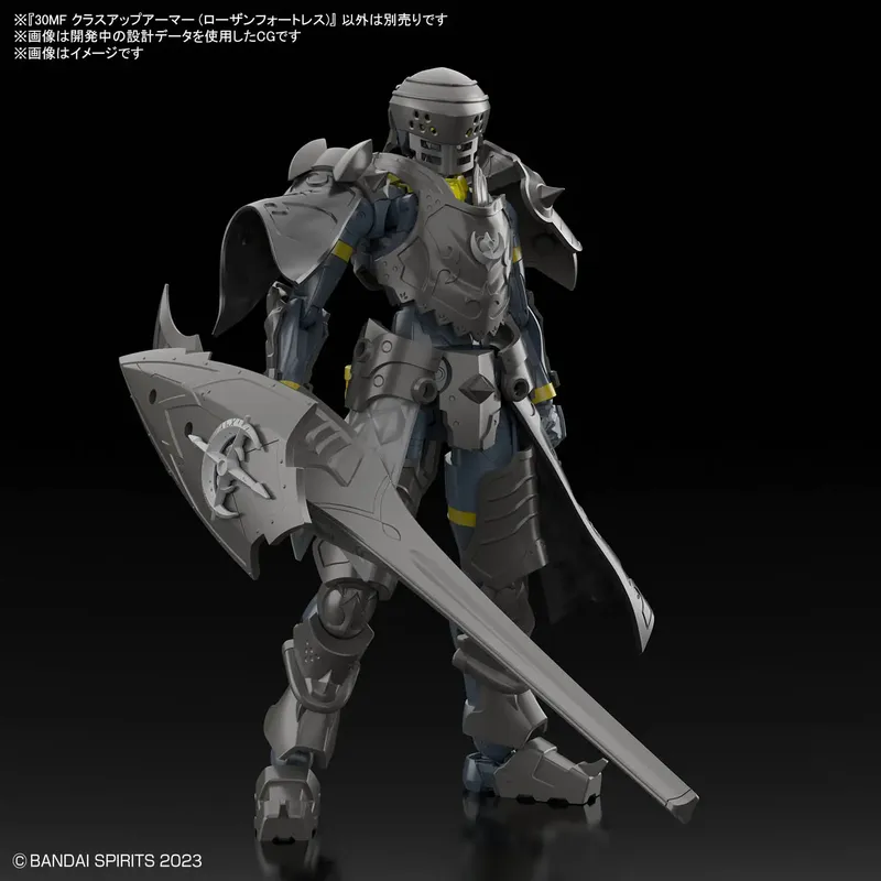 bandai-30mf-class-up-armor-rosan-fortress-modellbausatz image 3