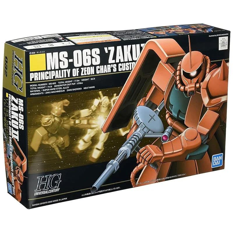 bandai-hguc-ms-06s-zaku-ii-char-custom-032-1-144-gunpla image 2