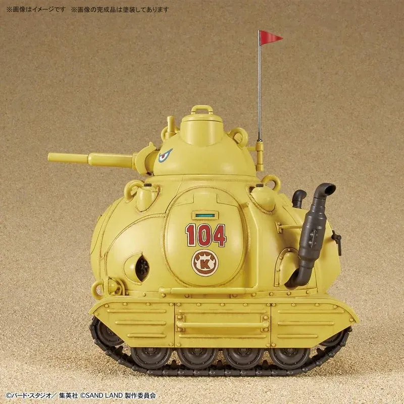bandai-sand-land-1-35-tank-104-modellbausatz-fahrzeug image 3