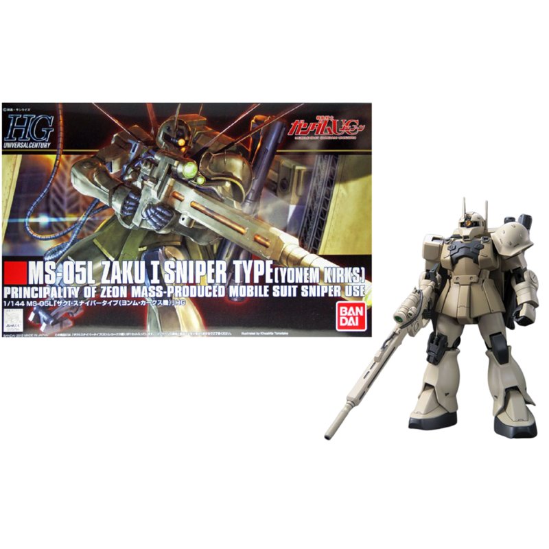 bandai-hguc-zaku-i-sniper-type-modellbausatz-1-144-yonem-kirks image 2