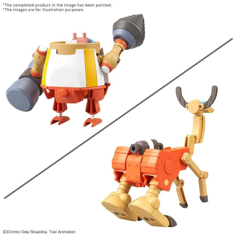 bandai-one-piece-chopper-robo-super-4-5-model-kit-set image 2