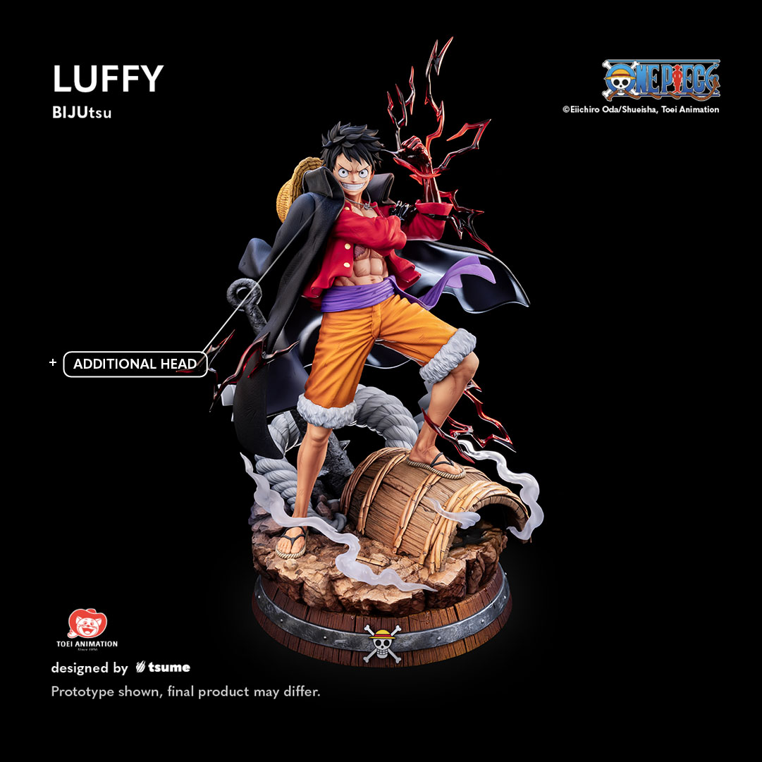 tsume-one-piece-luffy-bijutsu-resin-statue-59-cm image 2