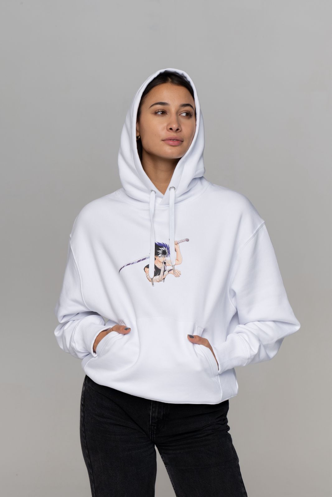 yu-yu-hakusho-hoodie-motiv-2-wei-organic-cotton image 3